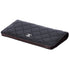CHANEL Matelasse Long Bifold Wallet Black Lambskin Leather